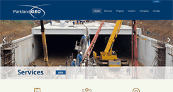 Desktop Screenshot of parklandgeo.com